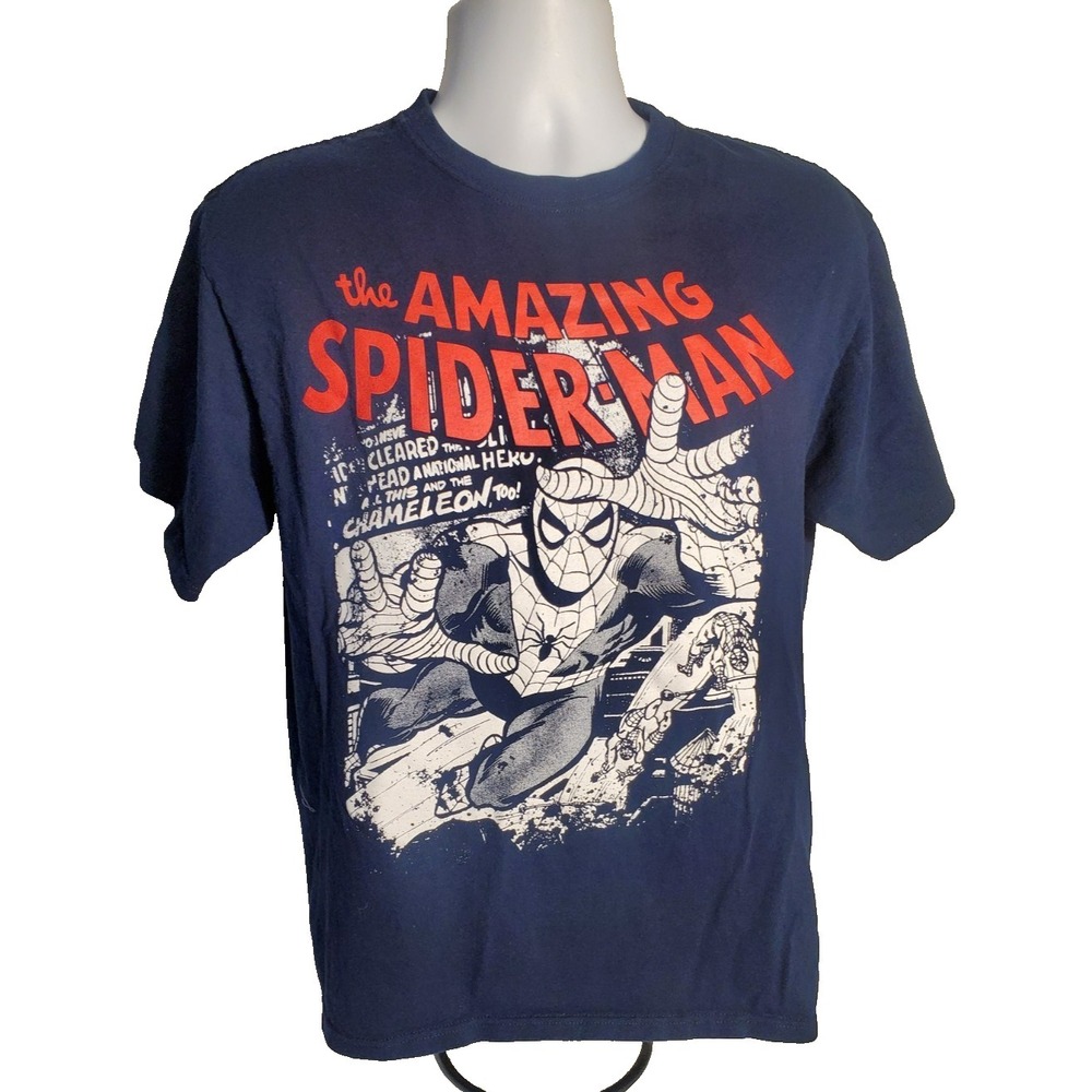 Marvel The Amazing Spider-Man Men's Large Superhero T-Shirt